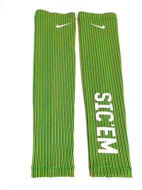 Nike Pro Elite Arm Sleeves Baylor Bears Made In USA Mens Size Small DA4483-345
